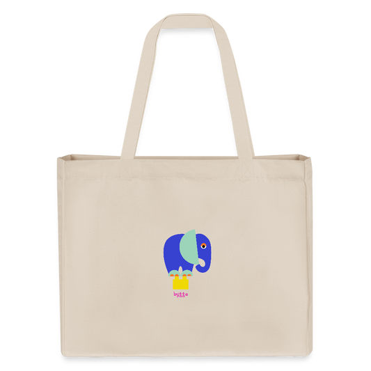 bygge Shopper "ELEFANT" - Naturweiß