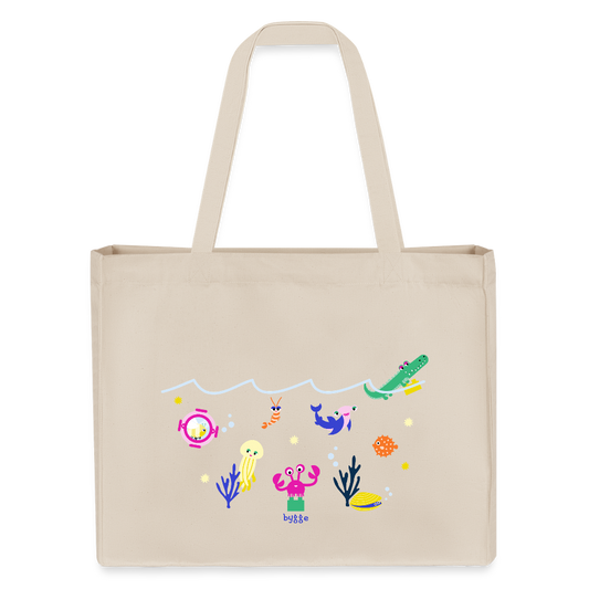 bygge Shopper "OCEAN" - Naturweiß