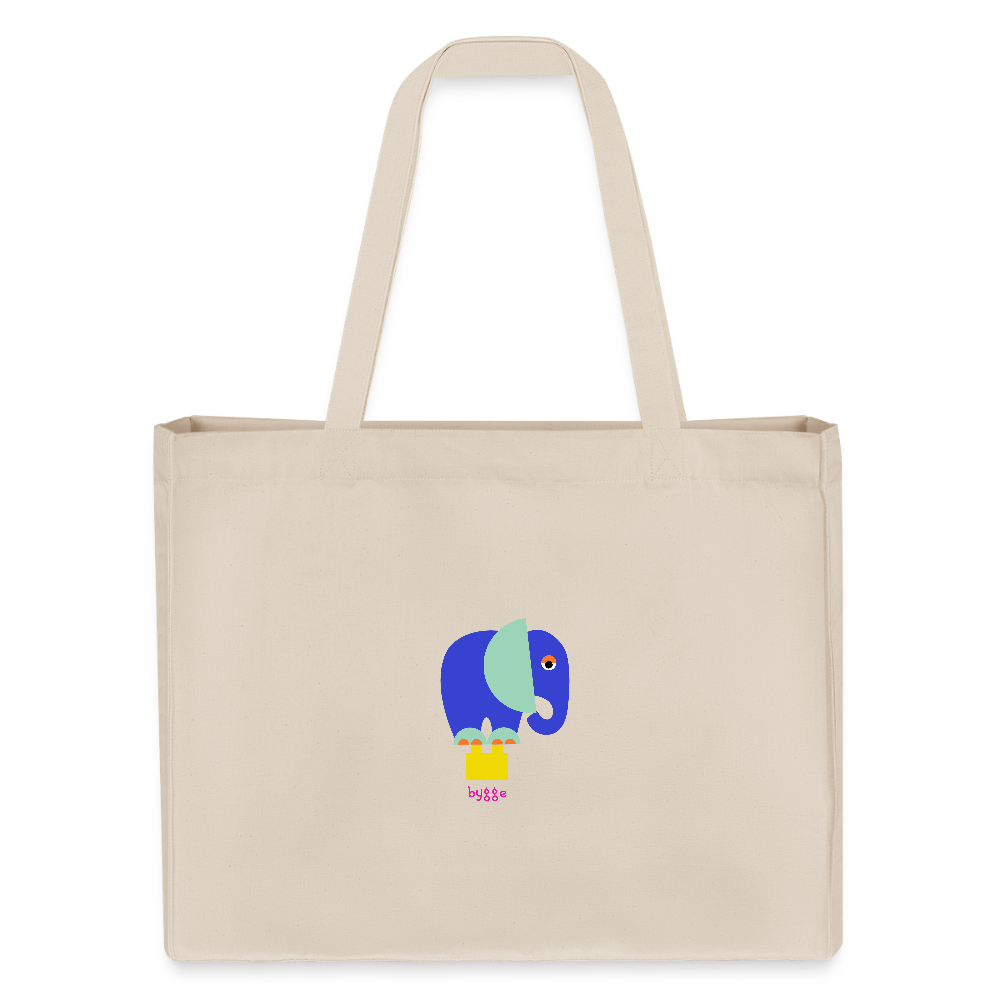 bygge Shopper "ELEFANT" - Naturweiß