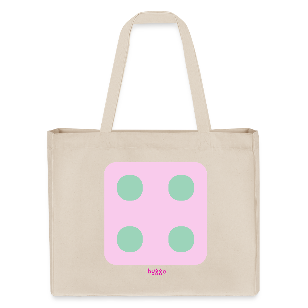 bygge Shopper "BESLAG" - Naturweiß