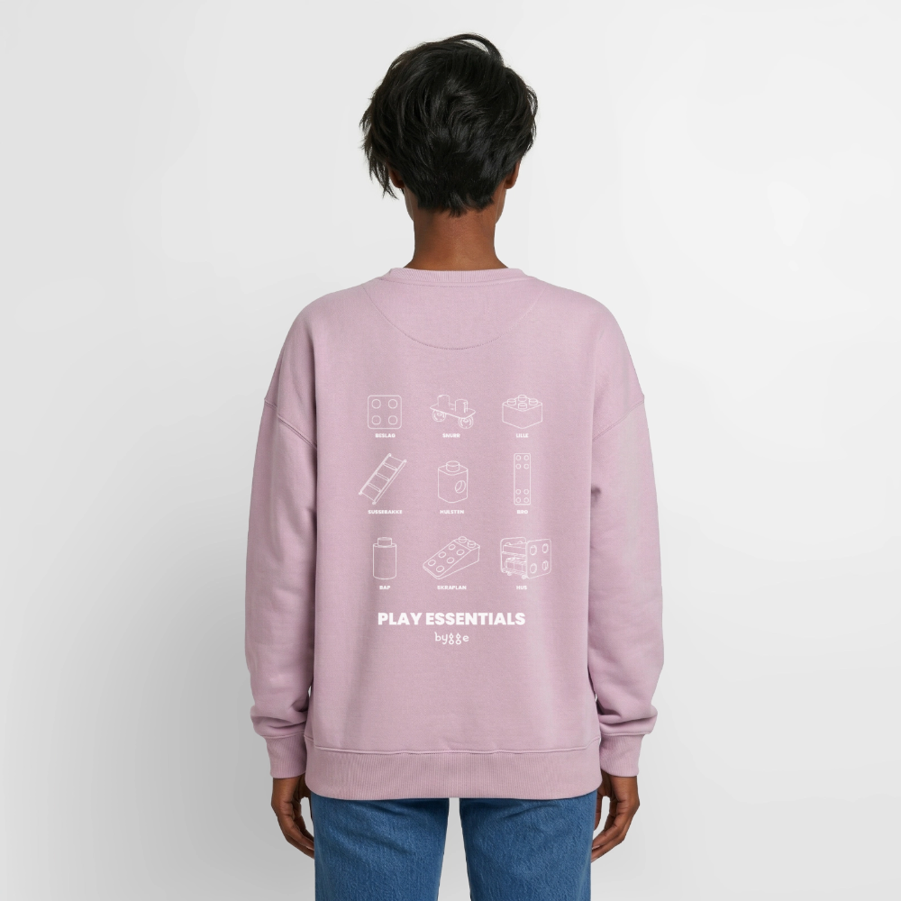 bygge - Sweater PLAY ESSENTIALS - Altrosa