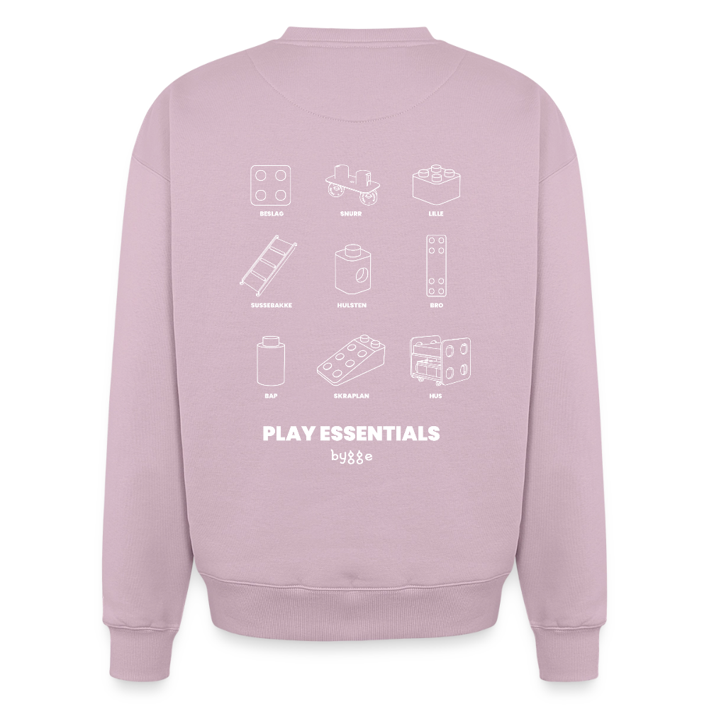 bygge - Sweater PLAY ESSENTIALS - Altrosa