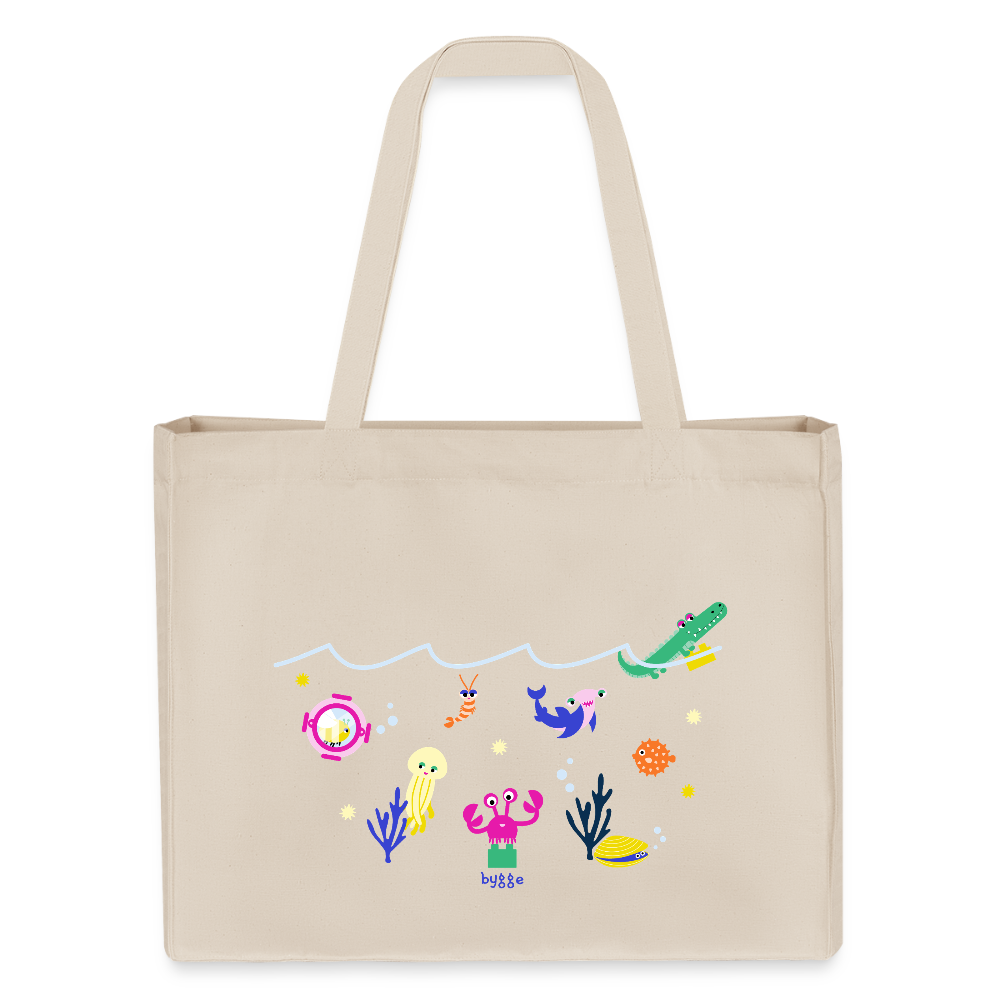 bygge Shopper "OCEAN" - Naturweiß