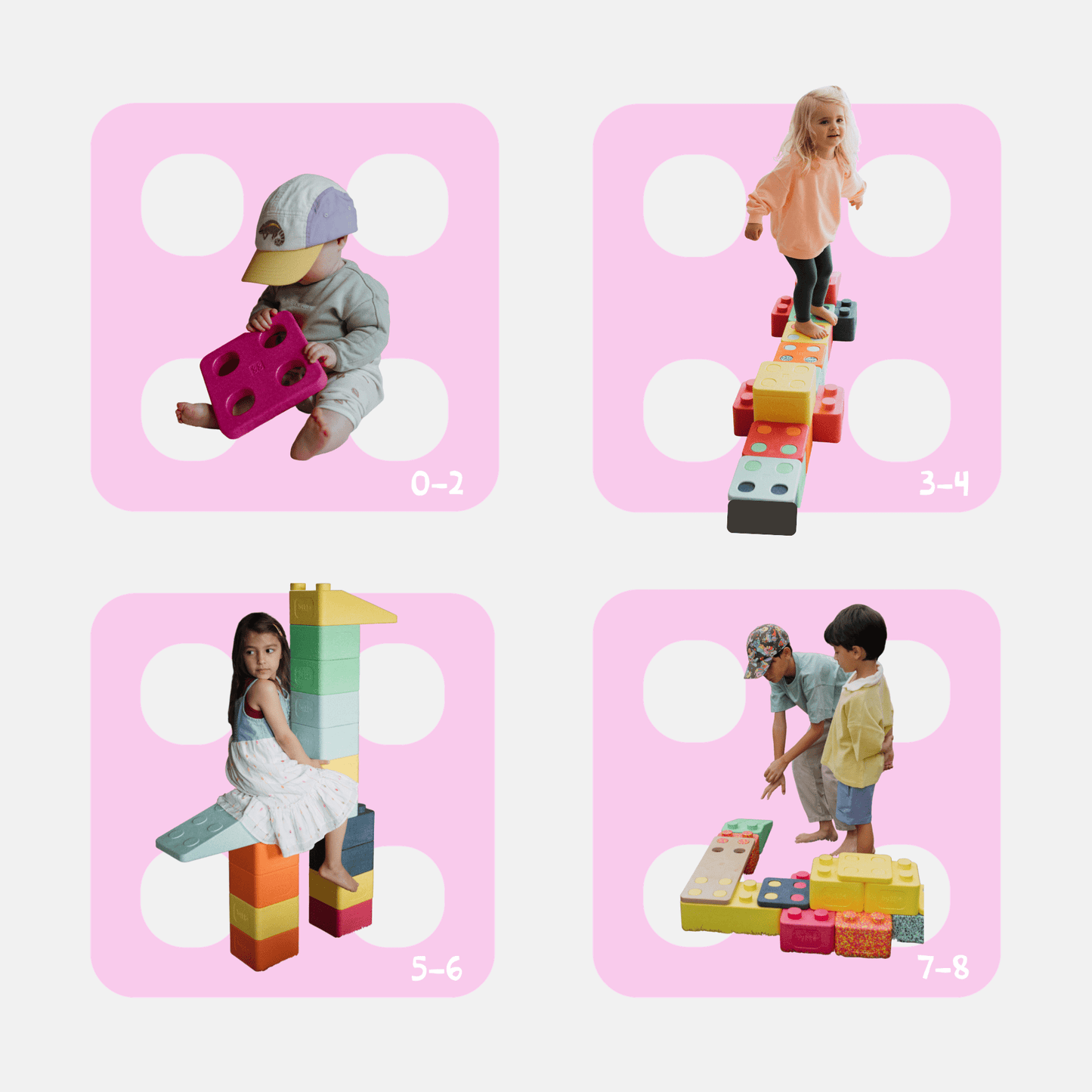 bygge - Starterset "FARVESPIL" (12 Teile) - bygge.store