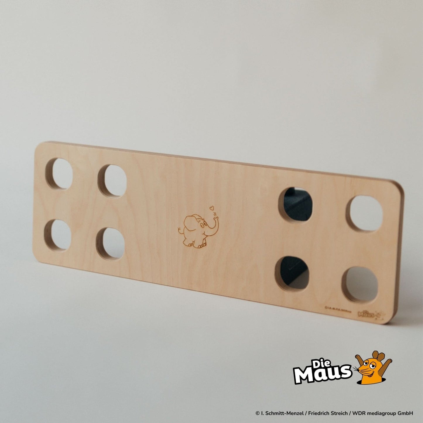 bygge x Die Maus - Multifunktionsbrett "BRO" - 50. Geburtstag Elefant - bygge.store