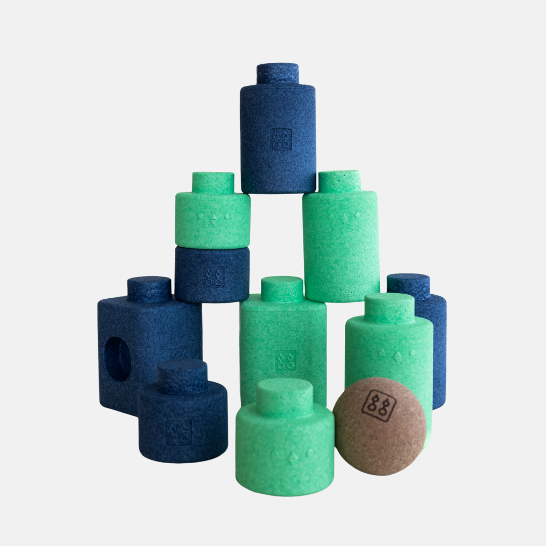 bygge Kreativbausteine FANTASIFYR TOTONE blau/grün