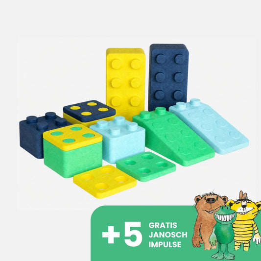 Starterset FARVESPIL - bygge x Janosch + 5 gratis Impulse - bygge.store